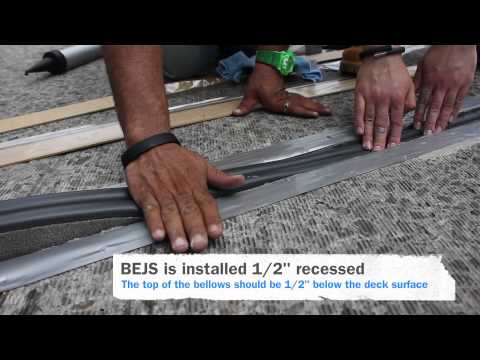 EMSEAL BEJS Installation - Bridge Expansion Joint System