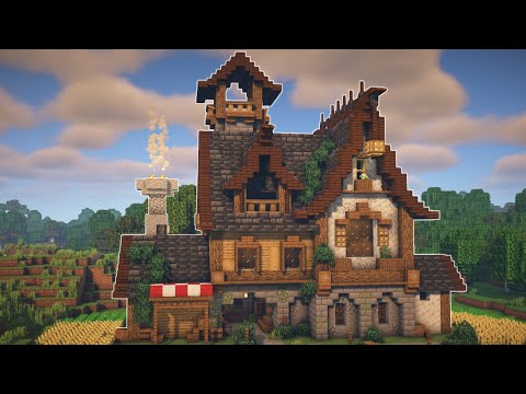Lex The Builder - How To Build A Simple Medieval House In Minecraft