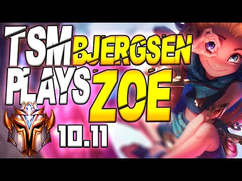 TSM Bjergsen Plays Zoe vs Sylas Mid Lane - 10.11