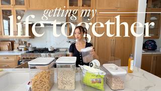 Getting My Life Together 🧺 home organizing, closet clean out, groceries & a music festival (lol)