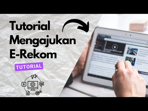 Tutorial mengajukan E-Rekom