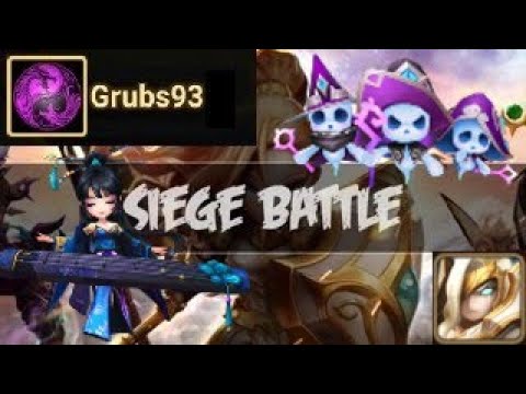 Siege LazYggdrasil vs HakuWonderland vs KriegerOdins I can finally test Songseol and Shasha in Siege