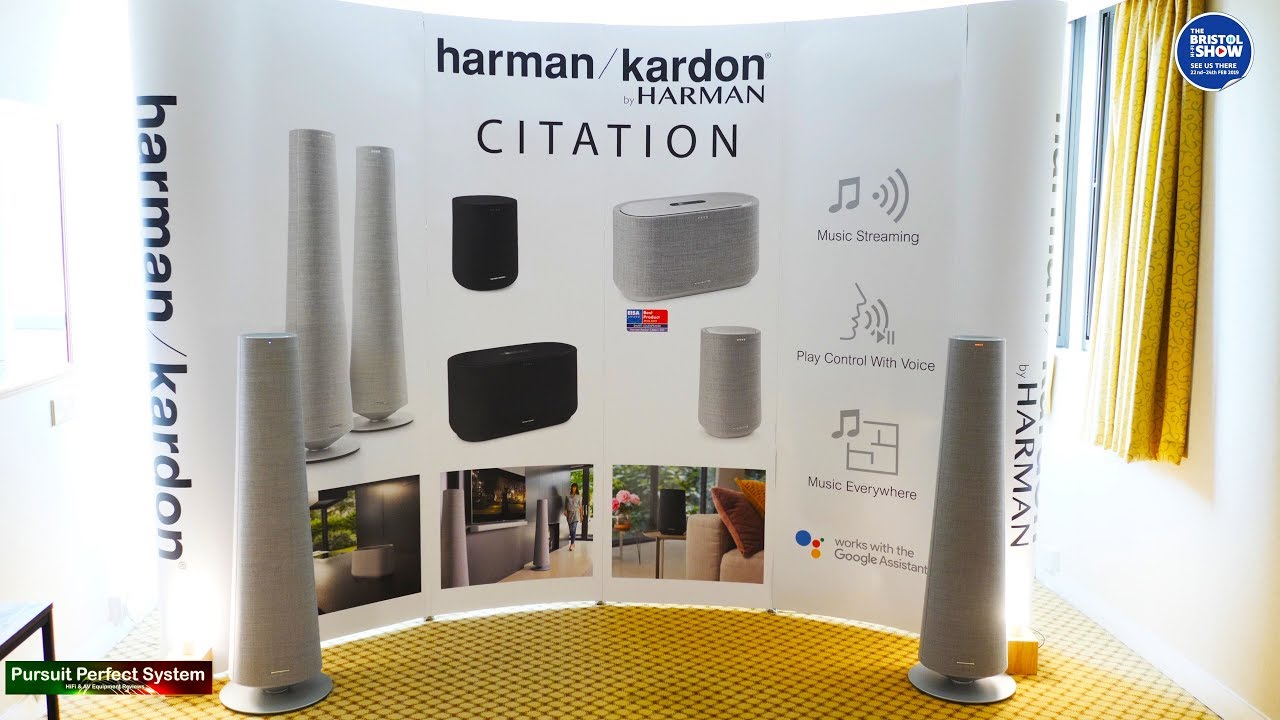Harman Kardon NEW CITATION Voice Activated Streaming Full Speaker Range @ Bristol HiFi Show 2019