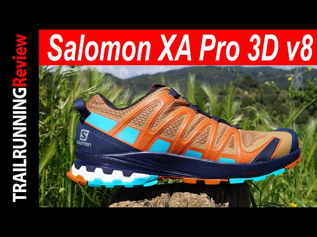 Vídeo relacionado con Salomon XA Pro 3D Gore-Tex Zapatillas de Trail Running para Hombre, Ajuste preciso, Agarre en todo tipo de terrenos, Impermeable, Navy Blazer, 44 2/3