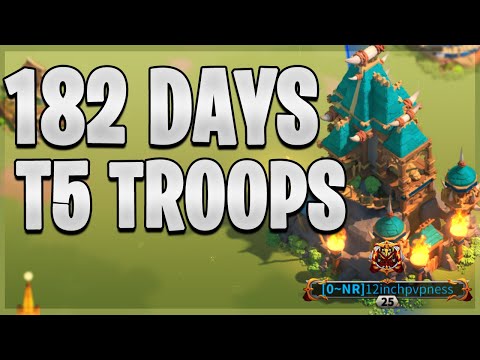 How to Unlocked T5 in 182 Days Free to Play [ Tips ] @12inchpvpness Guide | Rise of Kingdoms