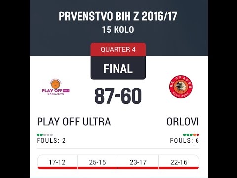 ŽKK PLAY OFF ULTRA-ŽKK ORLOVI 87:60 (12.03.2017.)