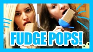 How To Make Healthy Fudge Popsicles! | iJustine