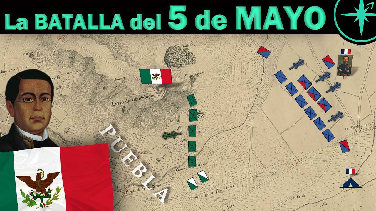 🇲🇽🇫🇷The Battle of Puebla - May 5, 1862 (Animated Reenactment)