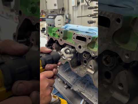 #shorts Setting Up This 8.1L Powertech Cylinder Head To Last W/ SBI Valvetrain!
