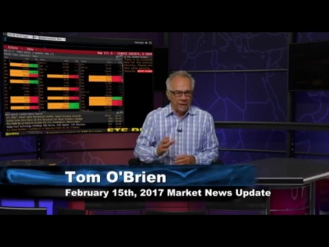 February 15th Stock Market Update by Tom O'Brien on TFNN - 2017