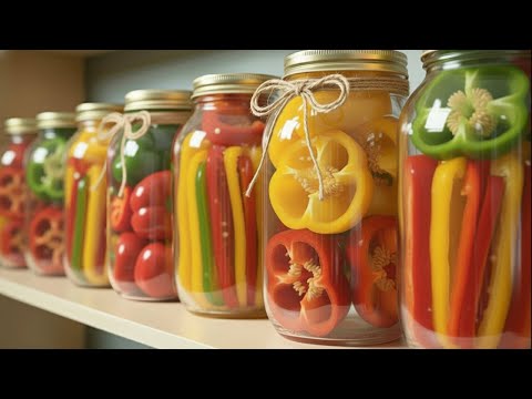 How To Store BELL PEPPERS — Keeping Raw Peppers Fresh and Crisp!