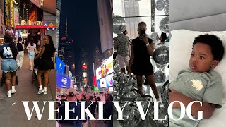 VLOG: Trip to New York, Asher got a haircut, Birthday Boy! Ikea shopping, Coconut Cake!