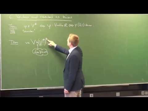 Lecture 3: Multilinear Algebra (International Winter School on Gravity and Light 2015)