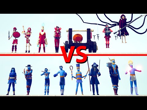 SPOOKY TEAM vs LEGACY TEAM - Totally Accurate Battle Simulator TABS