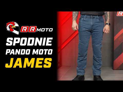 PANDO MOTO JAMES _ jeansy motocyklowe Cordura Denim z SAS_TEC i Coolmax