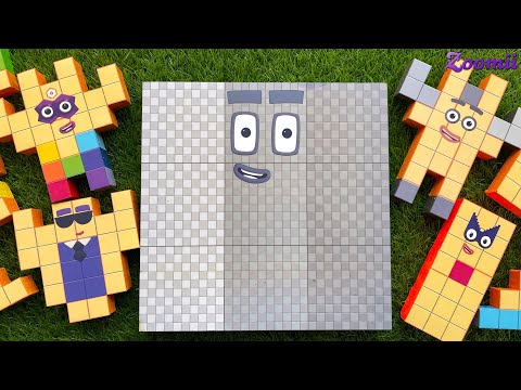 Looking for Numberblocks Puzzle Tetris NEW 800 Space ASMR - Numberblocks Satisfying Video #103