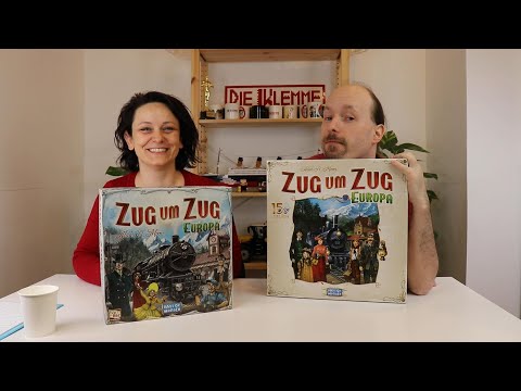 Versus: Zug um Zug Europa Vs. Zug um Zug Europa 15 Jahre Jubiläumsedition