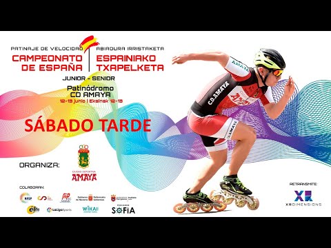 #PatinajeVelocidad | Campeonato de España en pista 2021 (Junior / Senior) - CD Amaya // SÁBADO TARDE