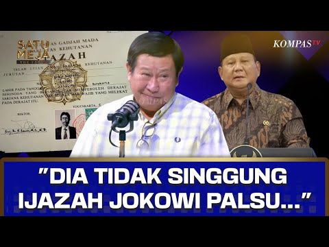 Susno Ungkap Respons Prabowo Bahas Kasus Ijazah Jokowi saat Bertemu Tokoh "Oposisi" | SATU MEJA