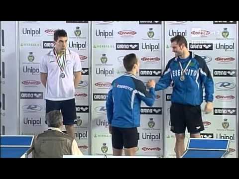 premiazione 200 farfalla campionato italiano assoluti nuoto  13 aprile 2013 riccione