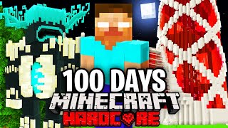 I Survived 100 Days as HEROBRINE in Hardcore Minecraft.. Here's What Happened..