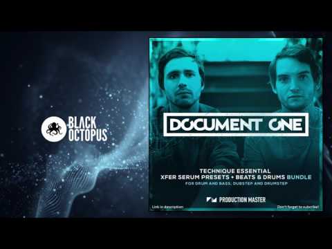 Document One Technique Essential (Xfer Serum Presets & Samples)
