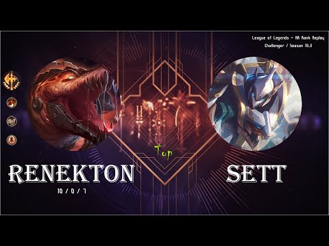 [Top] Renekton vs Sett - KR Ranked (C) / 롤 탑 레넥톤