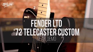 Video thumbnail for Fender Limited '72 Telecaster Custom gear demo by Max Guitar B.V.