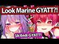 Marine Tries Saying BRAINROT LANGUAGE She Learned From Biboo Is Hilarious Hololive