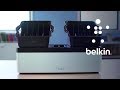 Belkin Multi-Chargeur USB avec espace de rangement et récipients portables