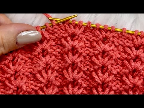 Lotus Stitch — Elegant Textured Knitting Pattern