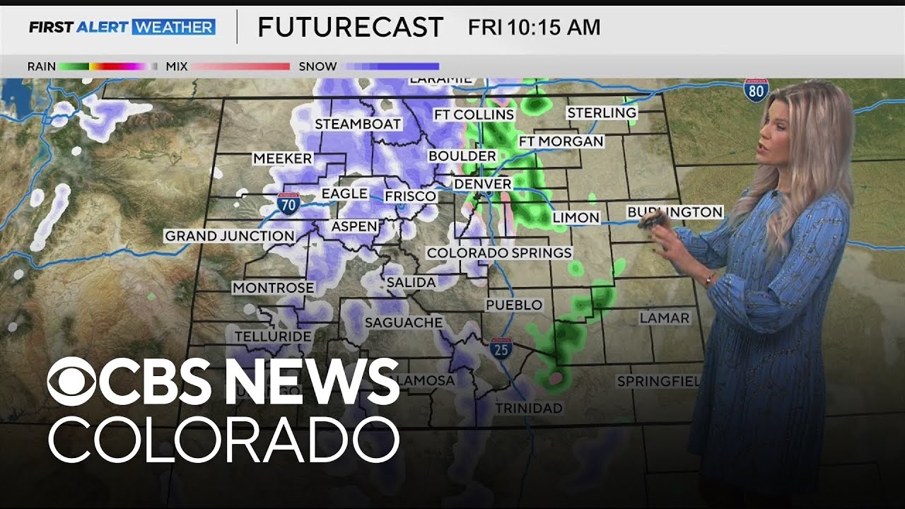 Intense wind and mountain snow heading for Colorado