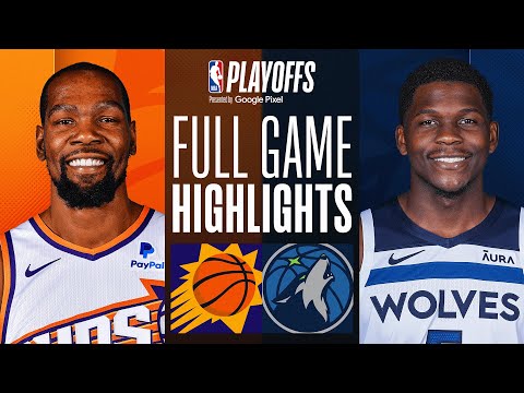 #6 SUNS at #3 TIMBERWOLVES FULL GAME 1 HIGHLIGHTS April 20, 2024