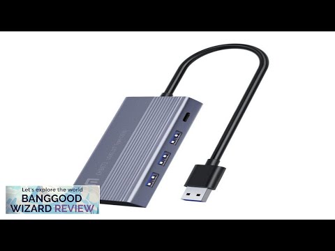 DM CHB073 7-in-1 USB3.1 Hub Docking Station USB Adapter with USB3.1*7 USB-C Review