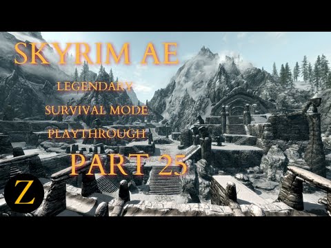 Skyrim Anniversary Edition / Legendary Difficulty Survival Mode Part 25 - Did You Mean Maze?