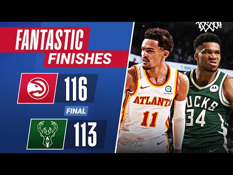 FINAL 4:56 of CRAZY Ending To Game 1 Hawks vs. Bucks 🔥🔥