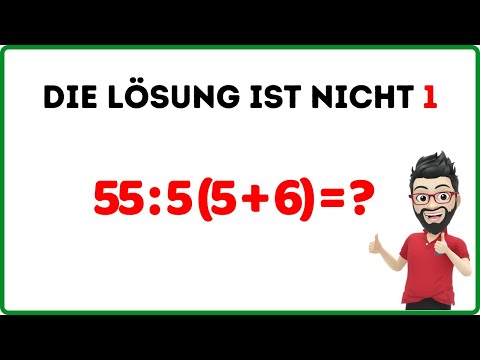 VORSICHT! 97% der Menschen scheitern an diesem Rechenausdruck. Kannst du es lösen?