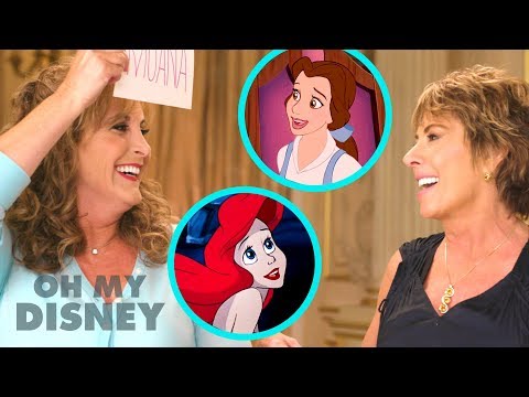 Jodi Benson and Paige O’Hara Try to Guess Disney Princesses in 10 Seconds | Oh My Disney