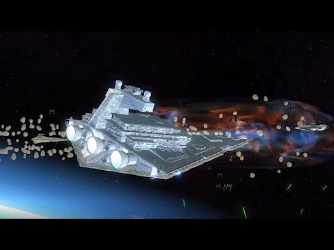 Massive Epic Cinematic Space Battle - Empire At War: Thrawn's Revenge #npcwars