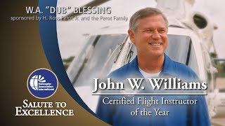 2018 W.A. “Dub” Blessing Flight Instructor of the Year Award