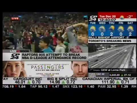 Raptors 905 Set New D-League Attendance Record - 15,011