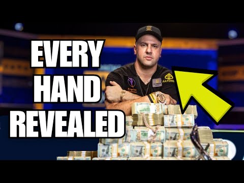 How Michael Mizrachi Won $10,000,000 (WSOP Main Event)