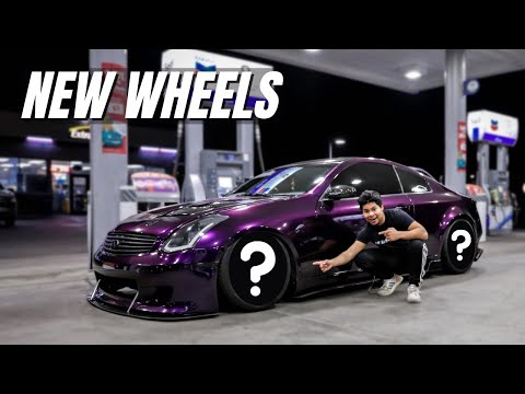 G35 gets NEW WHEELS ! (Super Deep Concave)