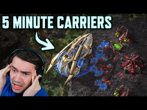 herO's FASTEST POSSIBLE Carrier Rush! StarCraft 2