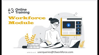Workforce module of Web View in T3 Workforce