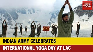 International Yoga Day 2020: Indian Army Soldiers Perform Yoga On LAC Amid Faceoff With China - Download this Video in MP3, M4A, WEBM, MP4, 3GP