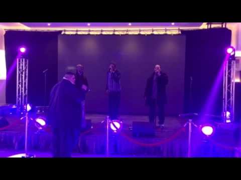 Ray Goodmann and Brown (The Moment's) and Big Jano Green Soundcheck in Augsburg Germany 2017