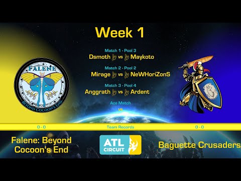 ATL 2025 Spring Split W1 - Falene vs Baguette Crusaders + 5 Formaggi vs Probe-ably Overslept