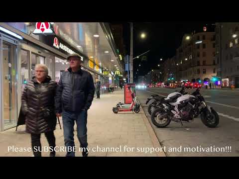 Sweden, Stockholm 4K - City walk by Friday Night Fridhemsplan #8