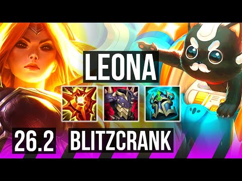 LEONA & Anivia vs BLITZCRANK & Smolder (SUP) | 22K damage | NA Grandmaster | 26.2